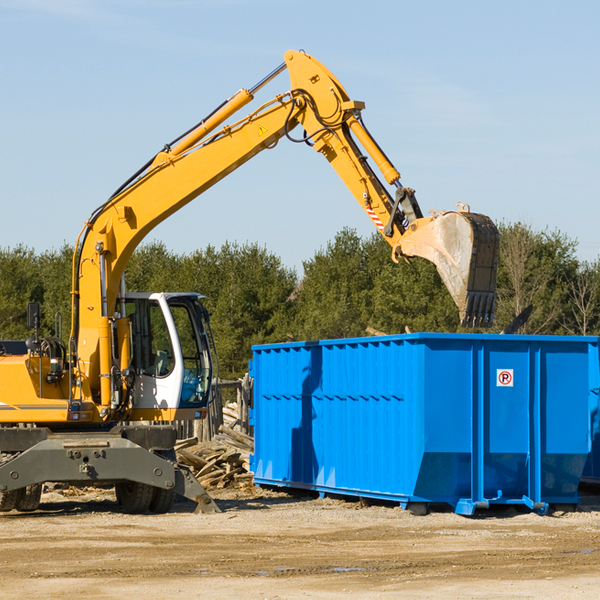 can i request a rental extension for a residential dumpster in South Carolina